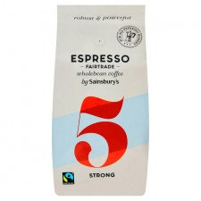 Sainsburys Italian Fairtrade Espresso Coffee Beans 1Kg