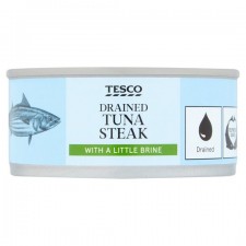 Tesco Tuna Steak In Brine 110g