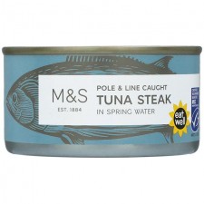 Marks and Spencer Skipjack Tuna Steak in Spring Water 150g