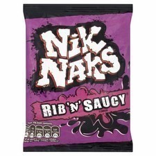 Nik Naks Rib n Saucy Flavour 20 x 75g
