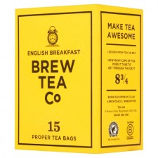 Brew Tea Co English Breakfast Tea 15 Teabags