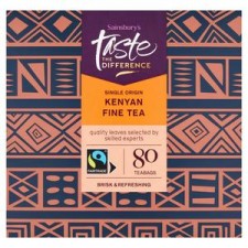 Sainsburys Kenyan Taste the Difference 80 Teabags