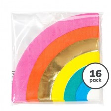 Rainbow Paper Napkins 16 per pack