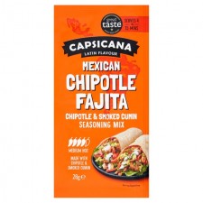 Capsicana Mexican Smoked Cumin and Chipotle Fajita Seasoning Mix 28g