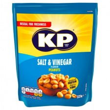 KP Salt and Vinegar Peanuts 225g
