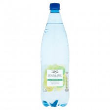 Tesco Lemon and Lime Flavoured Sparkling Water 1 Litre