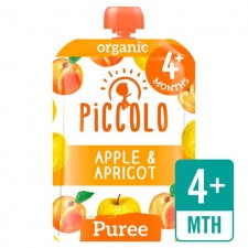 Piccolo Organic Apple and Apricot with a Hint of Cinnamon 100g