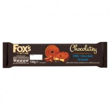 Foxs Chocolatey Milk Chocolate Round 130g