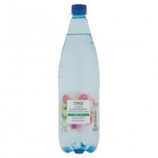 Tesco Apple and Raspberry Flavoured Sparkling Water 1 Litre