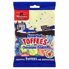 Retail Pack Walkers Nonsuch Assorted Toffees and Chocolate Eclairs  12 x 150g
