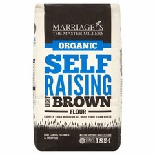 Marriages Brown Self Raising Organic Flour 1kg