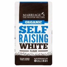 Marriages Organic Self Raising White Flour 1kg