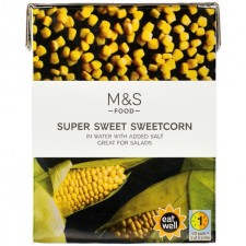 Marks and Spencer Sweetcorn 380g carton