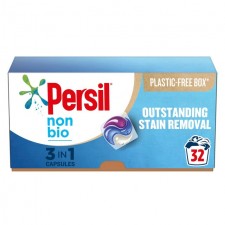 Persil 3 in 1 Laundry Washing Capsules Non Bio 32 per pack
