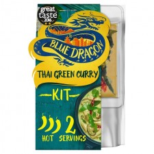 Blue Dragon Thai Green Curry 3 Step Kit 225g