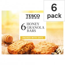 Tesco Honey And Oaty Granola Bars 6 Pack