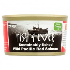 Fish 4 Ever Wild Pacific Red Salmon 213g