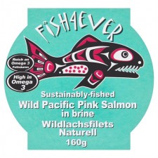 Fish 4 Ever Wild Pacific Pink Salmon 160g