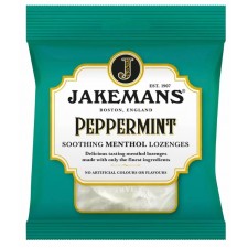 Retail Pack Jakemans Peppermint Menthol 12 x 73g Bags