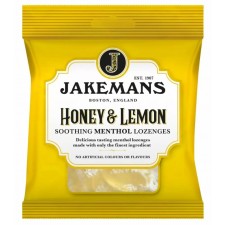 Retail Pack Jakemans Honey and Lemon Menthol 12 x 73g Bags