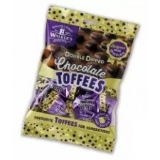 Retail Pack Walkers Nonsuch Double Dipped Chocolate Toffees 12 x 135g