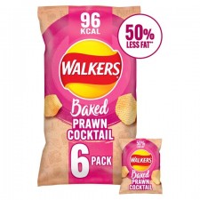Walkers Baked Prawn Cocktail 6 Pack
