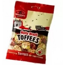 Retail Pack Walkers Nonsuch Nutty Brazil Toffees 12 x 150g