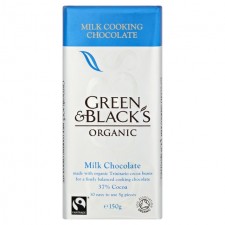 Green and Blacks Cooks Organic Milk Chocolate 150g