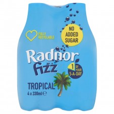 Radnor Fizz Tropical Drink 4X330ml