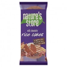 Natures Store Gluten Free Milk Chocolate Rice Cakes 100g
