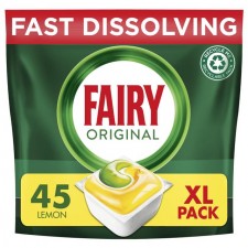 Fairy All In One Lemon Dishwasher Tablets 45 per pack