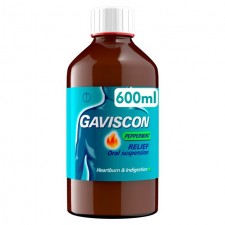 Gaviscon Original Peppermint Liquid 600ml