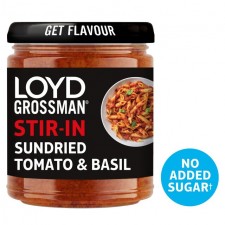 Loyd Grossman Sundried Tomato and Basil Stir In Sauce 185g
