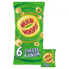 KP Hula Hoops Cheese and Onion 6 Pack