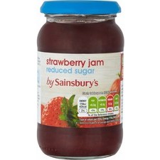Sainsburys Reduced Sugar Strawberry Jam 415g