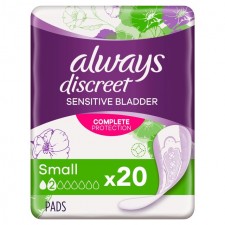 Always Discreet Incontinence Pads Small 20 per pack