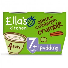 Ellas Kitchen Apple and Cinnamon Crumble 4 x 80g