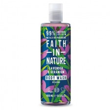 Faith in Nature Lavender and Geranium Shower Gel Foam Bath 400ml