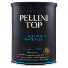 Pellini Top Arabica 100% Decaffeinated Ground Coffee 250g