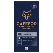 CafePod Ristretto Nespresso Compatible Coffee Capsules 10 per pack