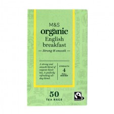 Marks and Spencer Organic English Breakfast Tea 50 Teabags