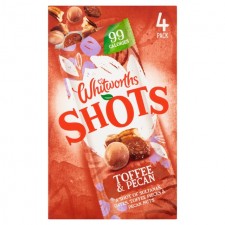 Whitworths Toffee Pecan Shots Multipack 4 per pack
