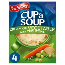 Batchelors Cup A Soup with Croutons Cream Of Vegetable 4 sachets