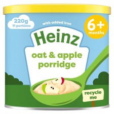 Heinz Breakfast Oat and Apple Porridge 6 Months 220g