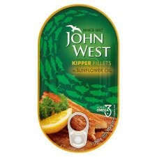 John West Kipper Fillets in sunflower oil 145g