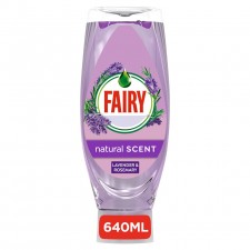 Fairy Washing Up Liquid Natural Lavender and Rosemary 640Ml