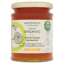 Waitrose Duchy Organic Seville Orange Marmalade Thin Cut 340g