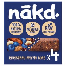 Nakd Blueberry Muffin Bar 4 Pack