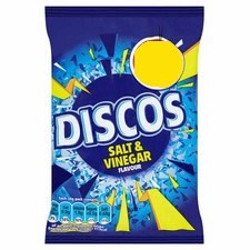 Retail Pack Discos Salt and Vinegar Flavour 30 x 30g