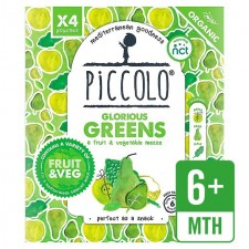 Piccolo Organic Glorious Greens Basket 4X90g
